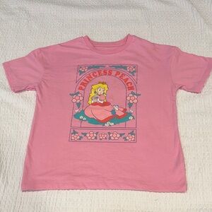 Nintendo Princess Peach Pink Short Sleeve Tee